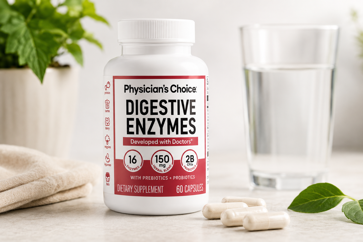 Digestive Enzymes — Apoyo Digestivo y adelgazamiento Diario
