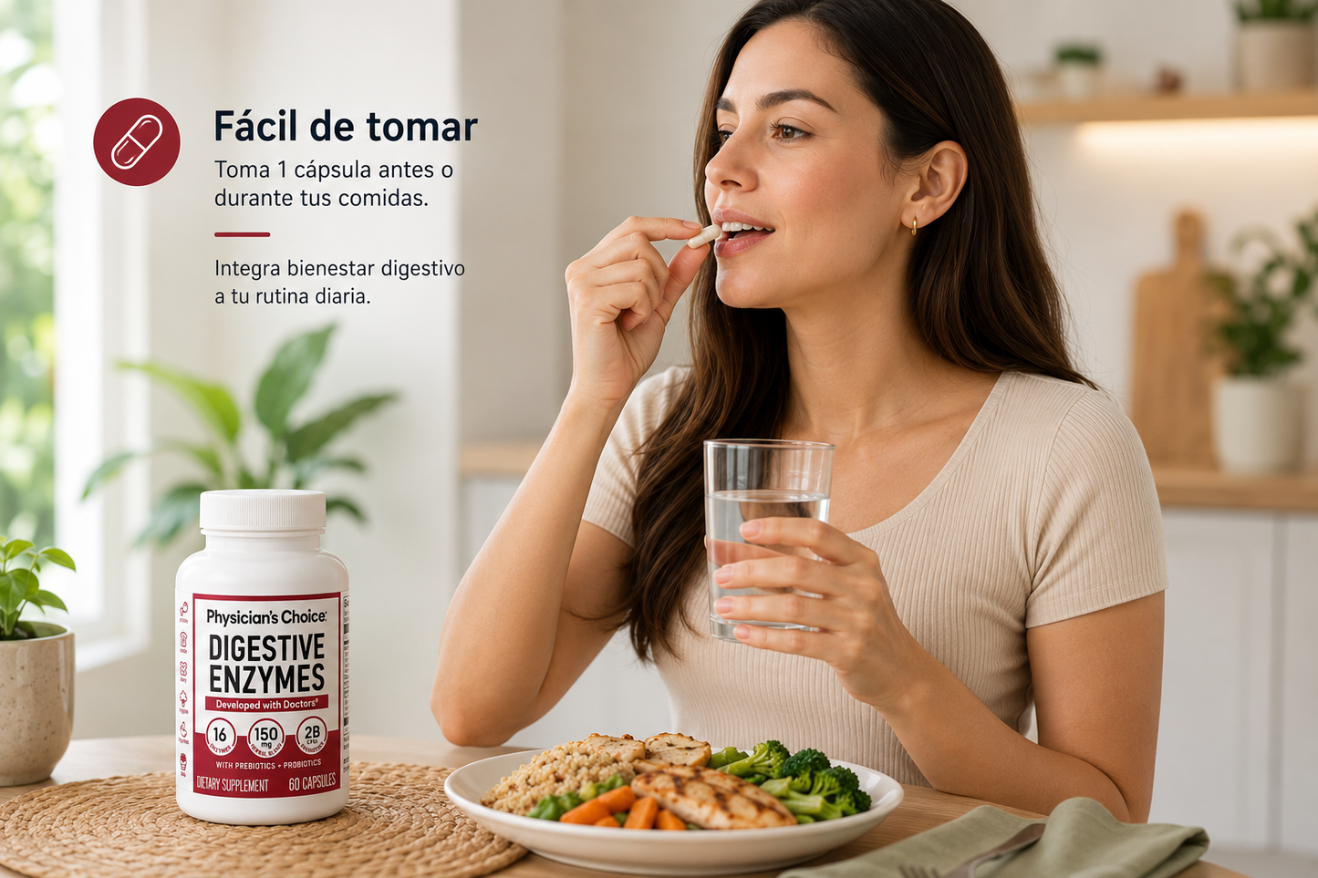 Digestive Enzymes — Apoyo Digestivo y adelgazamiento Diario