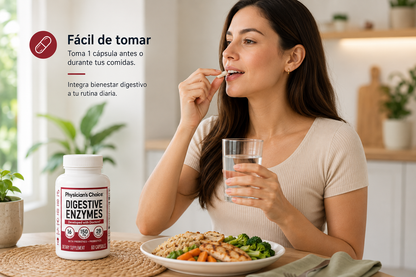 Digestive Enzymes — Apoyo Digestivo y adelgazamiento Diario