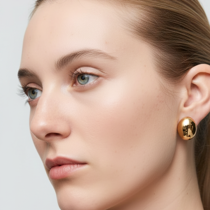 Amira - Boucles d'oreilles plaquées or 18 carats
