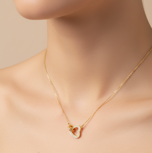 Amour spécial - Collier plaqué or 18 carats